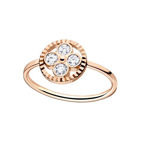 louis vuitton monogram ring rose gold